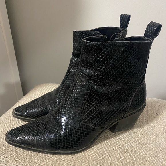 Zara Night blue boots - Picture 2 of 3